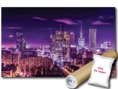 FOTOTAPETA WINYLOWA WARSZAWA PANORAMA 368x254