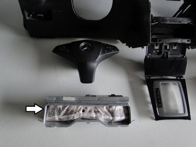 Mercedes glk x204 204 подушка колени w консоль фото №1