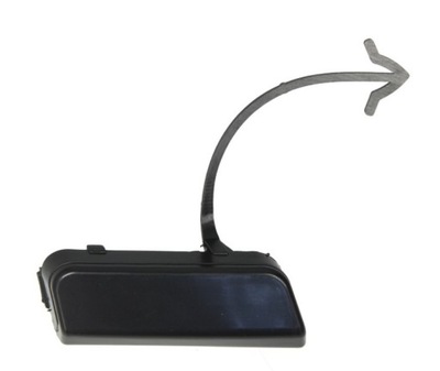 Заглушка фаркоп буксирувальний перед vw touran 1t2 07-10 фото №1