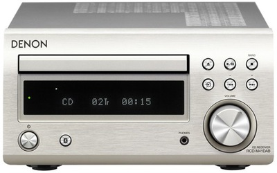 DENON RCD-M41 DAB+ Amplituner stereofoniczny z CD 2.0 srebrny