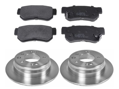 DISQUES + SABOTS DE FREIN DE FREIN ARRIÈRE HYUNDAI SONATA 2006-2007 NF - milautoparts-fr.ukrlive.com