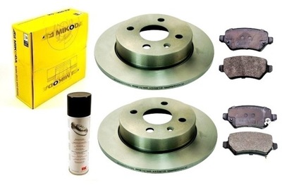 DISCS PADS OPEL MERIVA A COMBO C REAR 264MM X 10MM WHEEL ON 4 SCREW - milautoparts-fr.ukrlive.com