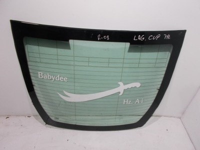 Renault laguna iii coupe стекло задняя задняя 2008 r. фото №1