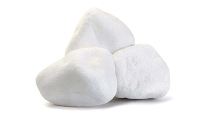 Kamień Otoczak Biały z brokatem 1-3cm 500 kg