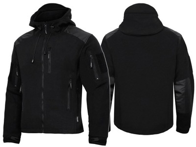 BLUZA POLAROWA TAKTYCZNA TEXAR HUSKY GRUBA 360g KURTKA POLAR CZARNA 4XL
