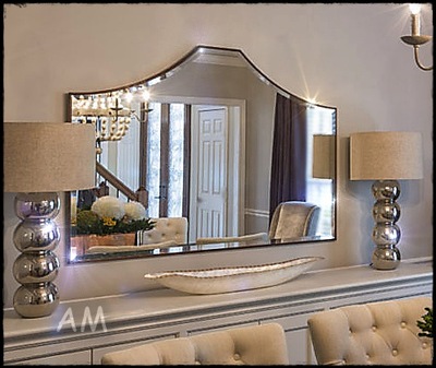 NIEZWYKŁE FAZOWANE LUSTRO PONADCZASOWY FASON !