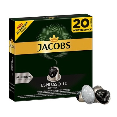 Kapsułki do Nespresso Jacobs Espresso Ristretto 20 szt