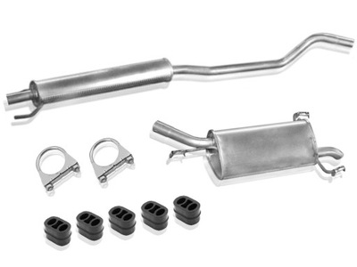 Opel corsa c 1.0 глушители + max набор фото №1