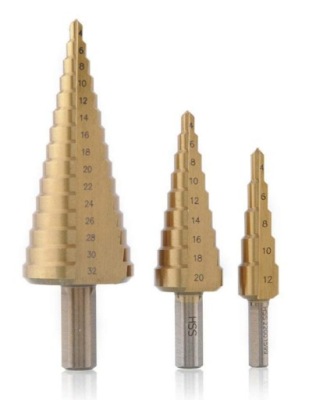 VRTÁK STUPŇOVITÝ VRTÁK KUŽEĽOVEJ TITÁNU, 4-32mm