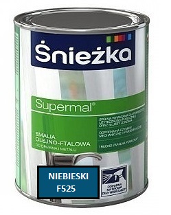 SUPERMAL EMALIA OLEJNO-FTALOWA NIEBIESKI F525 0,8L