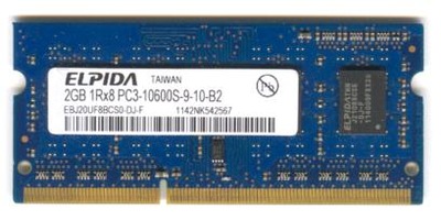 OKAZJA DDR3 ELPIDA 2GB 1Rx8 PC3-10600S-9-10-B2