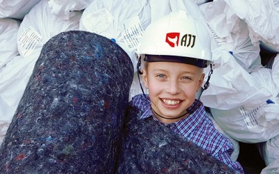 Geowłóknina ATESTOWANA PES150C od AJJ.pl 6x50m