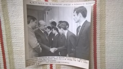 PRL Belweder Spychalski delegacje 1970