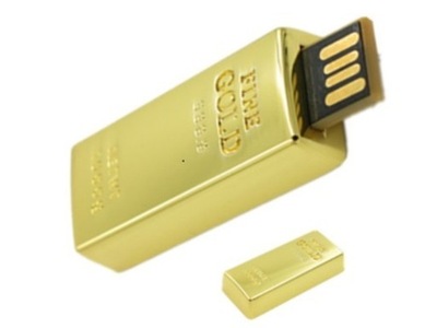 PENDRIVE USB 16 GB SZTABKA ZŁOTA BOGACTWO PRO 24H