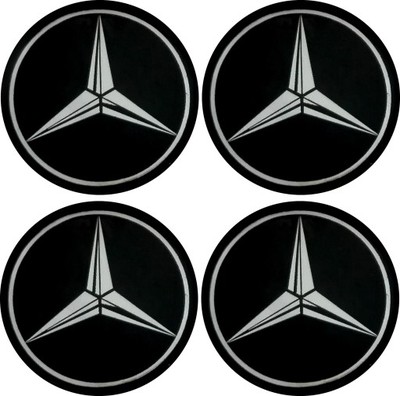 EMBLEMATY MERCEDES LOGO SIGN ON DISCS WHEEL COVERS  