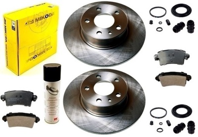 DISCS PADS OPEL MOVANO A NISSAN INTERSTAR RENAULT MASTER II 1998- REAR - milautoparts-fr.ukrlive.com