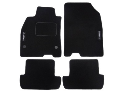 RENAULT FLUENCE 2009- MATS VELOUR PLUNGERS - milautoparts-fr.ukrlive.com