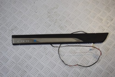 Молдинг порог правая накладка honda civic x 2018 фото №1