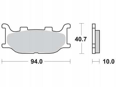 GALFER SABOTS DE FREIN DE FREIN KH199 SPIEK METALICZNY (ZLOTE) SPORT - milautoparts-fr.ukrlive.com