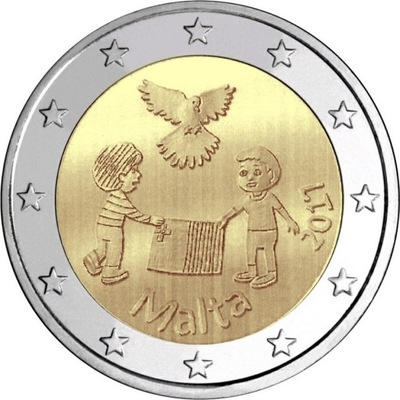 2 euro Malta Pokój 2017