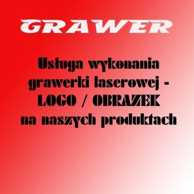 DOPŁATA DO GRAWERU LASEROWEGO USŁUGA PERSONALIZACJI