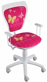 Krzesło biurowe dla dziecka Ministyle BUTTERFLY