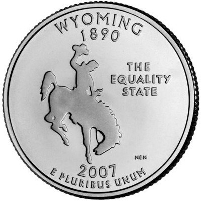 25 cent (2007) Stany USA - Wyoming Mennica Philadelphia