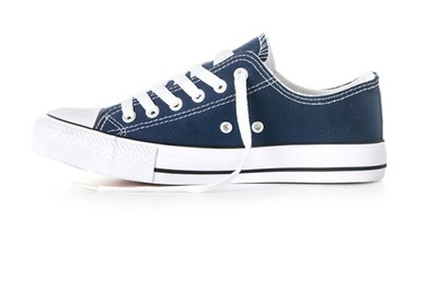 Buty sportowe TRAMPKI tenisówki Granatowe 37