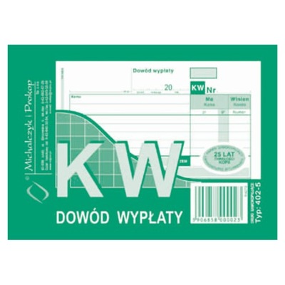 Dowód wpłaty KW Michalczyk i Prokop 80 kar 402-5