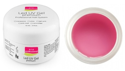 ŻEL UV LED JEDNOFAZOWY A.T.A LIGHT PINK CLEAR 30 ML
