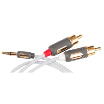 Cable mini jack / 2 RCA kabel audio Supra MP 0,5m