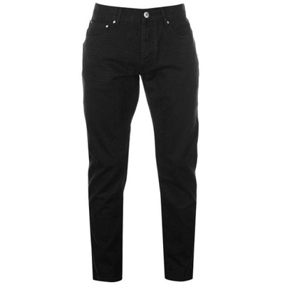 SMD0152 FIRETRAP jeansy straight 36 S czarne
