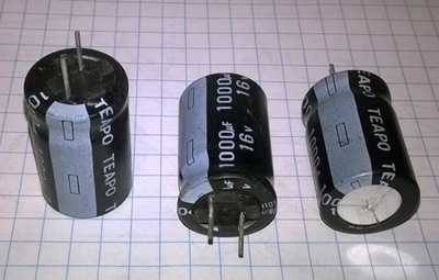 Kondensator TEAPO 1000uF 16V elekrtolit zest 3szt