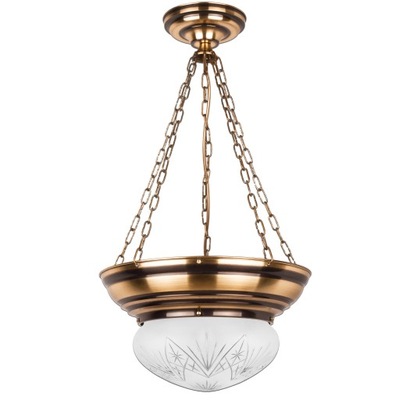 Duża lampa mosiężna stylizowana OURO Orzeł KEMAR