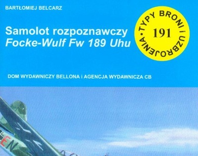 SAMOLOT ROZPOZNAWCZY FOCKE-WULF FW 189 UHU TBIU191