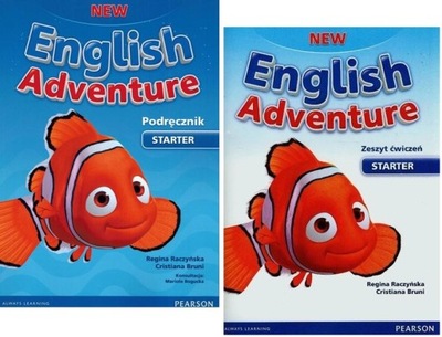 New English Adventure Starter komplet + DVD + Song CD Pearson