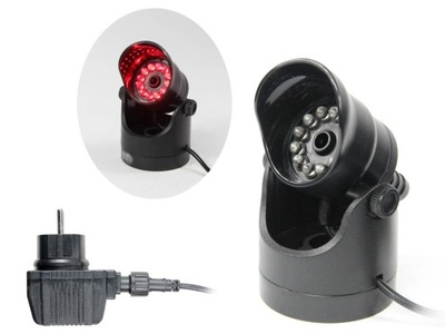 LAMPA-DYSZA LED 1,5W CZERWONY SKACZĄCY STRUMIEŃ