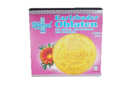Wetzel Oblaten wafle krem masło orzechy migdały