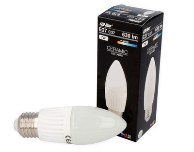 Żarówka LED E27 7W 4000K 630lm 170-250V C37