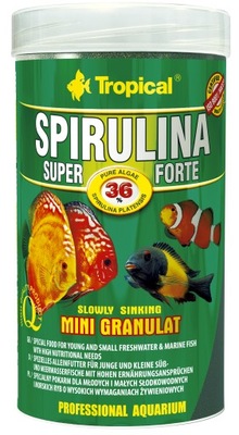 TROPICAL Spirulina FORTE 36% 250ml MINI GRANULAT