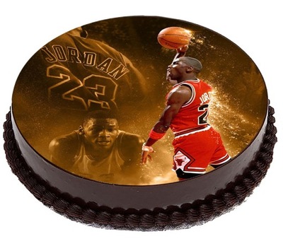 OPŁATEK NA TORT Michael Jordan Koszykówka 20cm