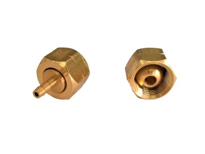 Złączka 3/8" lewy gwint STOŻEK fi 4mm