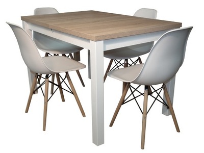 zestaw do kuchni stół + 4 krzesła komplet mebli
