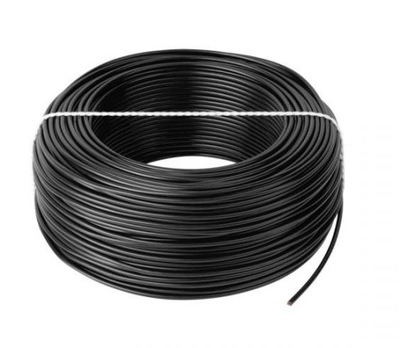 Przewód kabel elektryczny LGY czarny 1x1,5mm 100m
