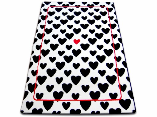 Ковер 180x270 SCANDINAVIAN HEARTS WHITE SK #GR1660