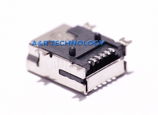 Gniazdo mini USB B 5-pin montaż druk SMD