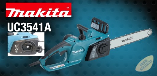 Электрическая бензопила Makita UC3541, пила для резки дерева