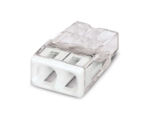 SZYBKOZŁĄCZKA WAGO ZŁĄCZKA PODWÓJNA do puszek 2x0,5-2,5mm² 100 sztuk