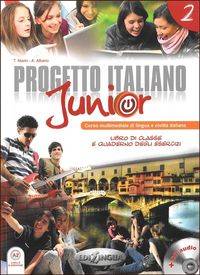 Progetto Italiano Junior 2 Поездка с упражнениями + компакт-диск Wwa