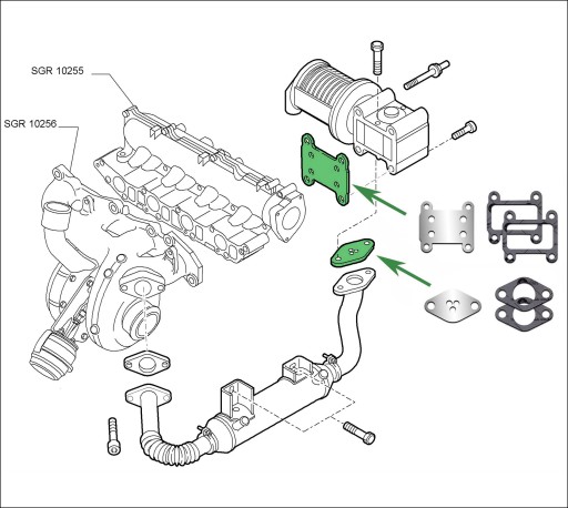 Заглушки EGR 1.9 CDTi OPEL Astra H Signum